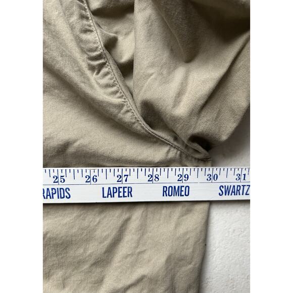 Vintage Polo Ralph Lauren Golf Crest Jacket XXL Beige Tartan Collar 90s Preppy - Picture 11 of 13